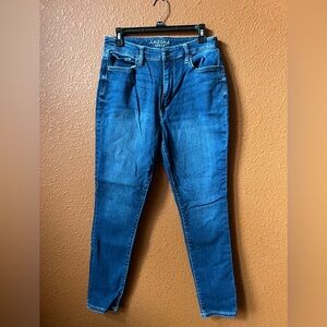 Arizona Jean Co, juniors size 15 denim jeggings, high-rise